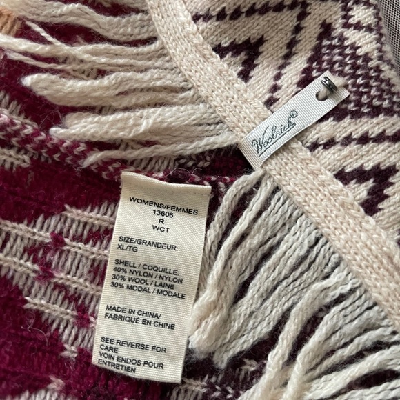 Woolrich Wool Sweater with Fringe - Picture 4 of 5